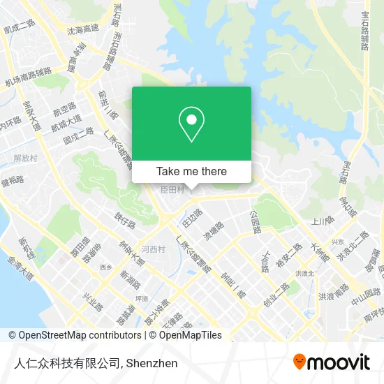 人仁众科技有限公司 map