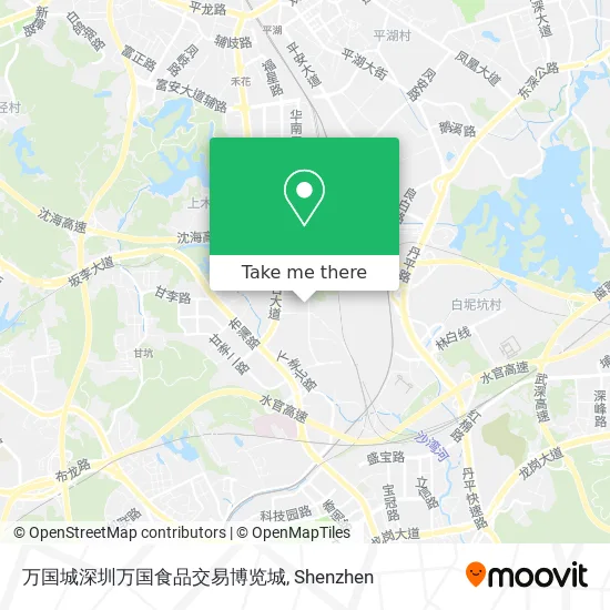 万国城深圳万国食品交易博览城 map