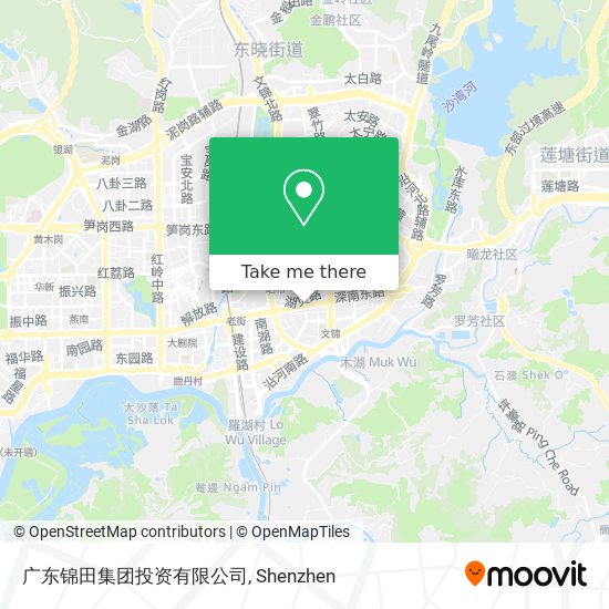 广东锦田集团投资有限公司 map