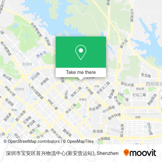 深圳市宝安区首兴物流中心(新安货运站) map