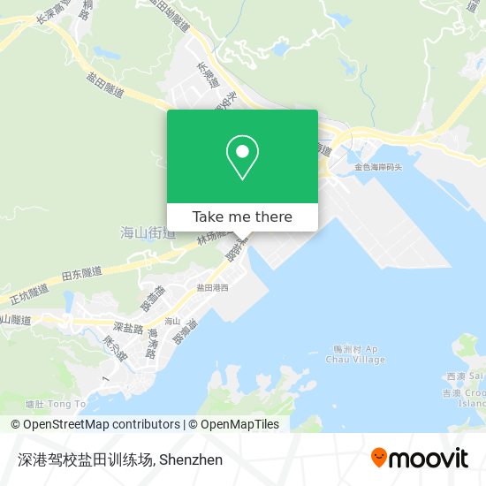 深港驾校盐田训练场 map