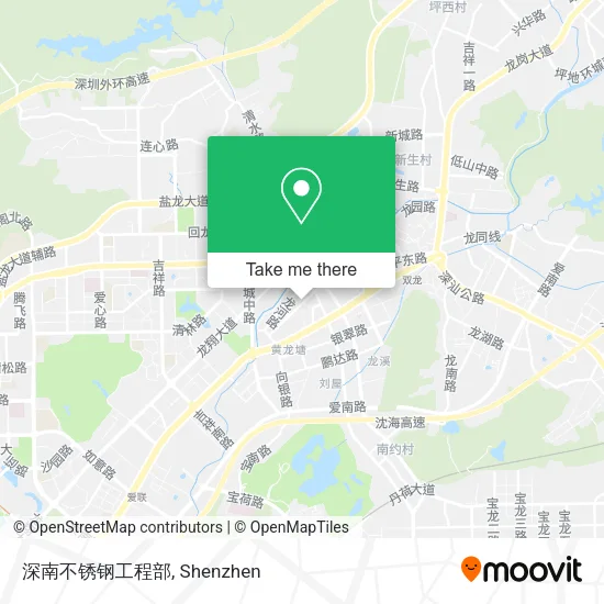 深南不锈钢工程部 map