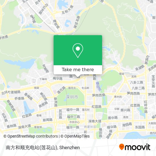 南方和顺充电站(莲花山) map