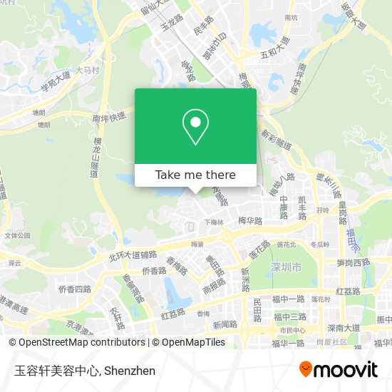 玉容轩美容中心 map