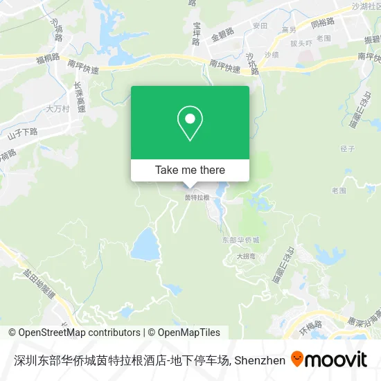 深圳东部华侨城茵特拉根酒店-地下停车场 map