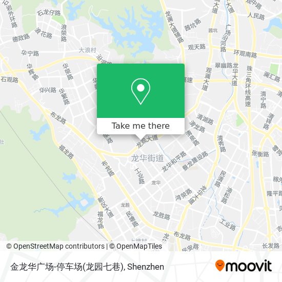 金龙华广场-停车场(龙园七巷) map