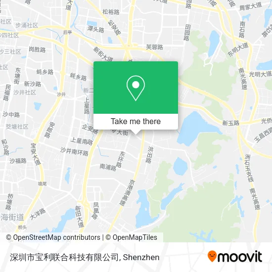 深圳市宝利联合科技有限公司 map