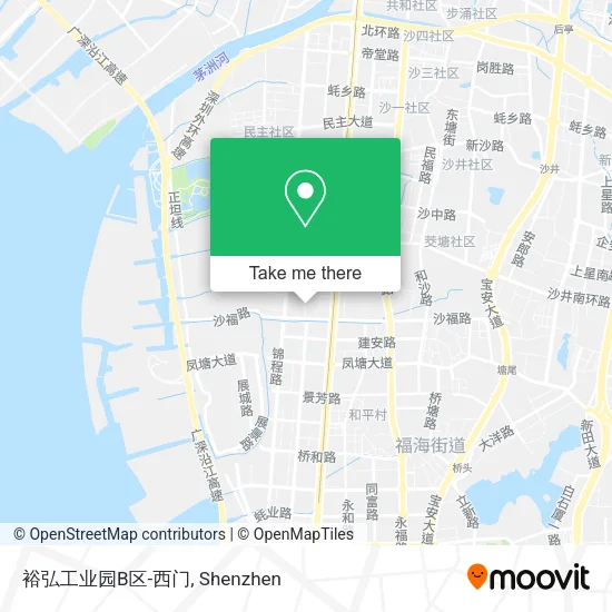裕弘工业园B区-西门 map