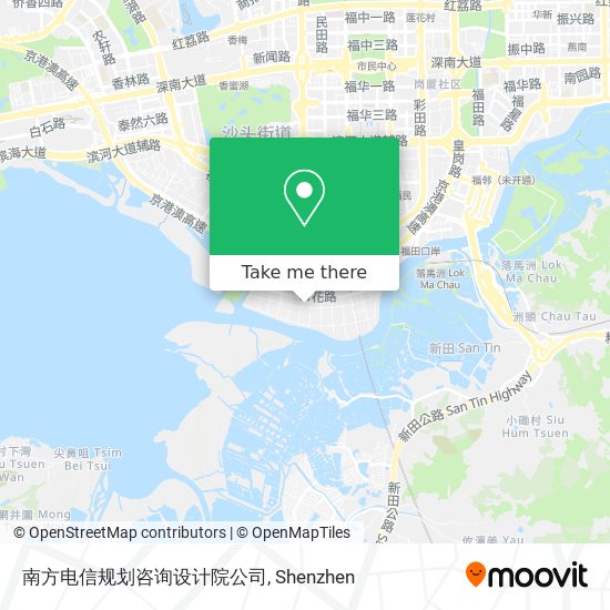 南方电信规划咨询设计院公司 map