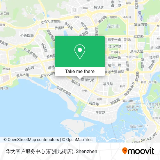 华为客户服务中心(新洲九街店) map