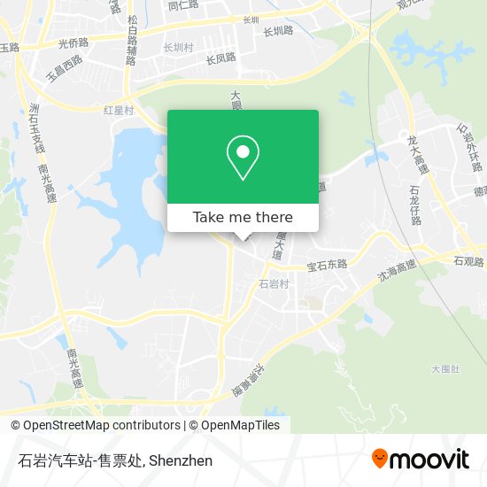 石岩汽车站-售票处 map