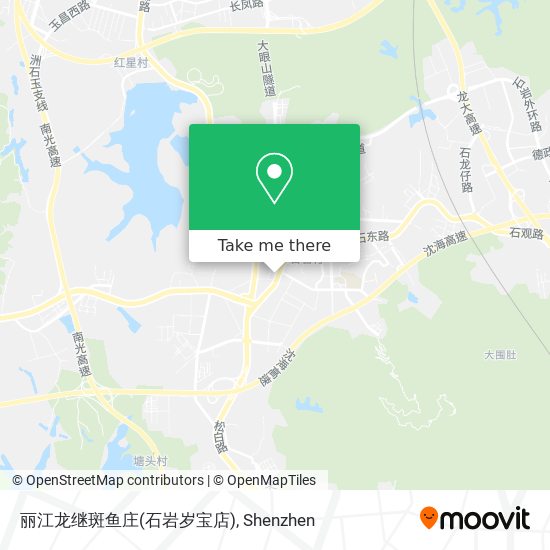 丽江龙继斑鱼庄(石岩岁宝店) map