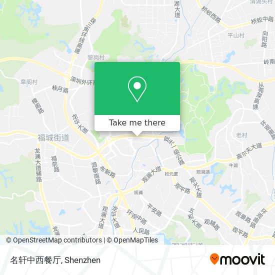 名轩中西餐厅 map