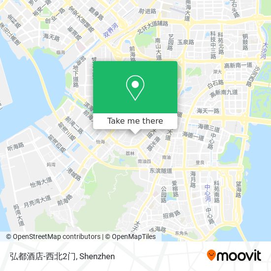 弘都酒店-西北2门 map