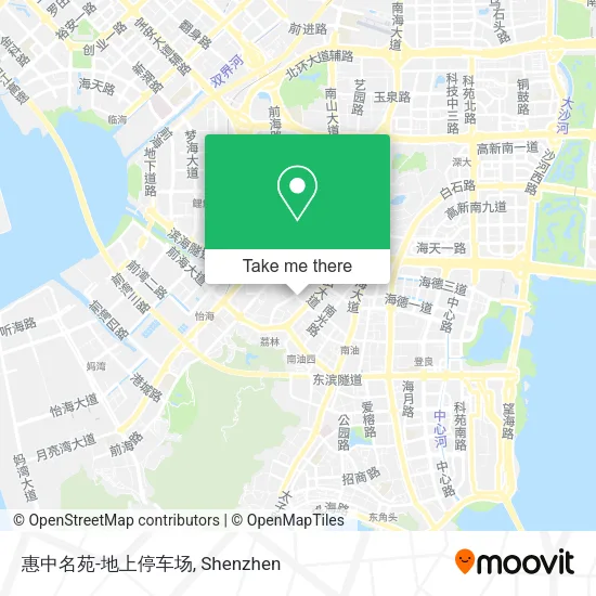 惠中名苑-地上停车场 map