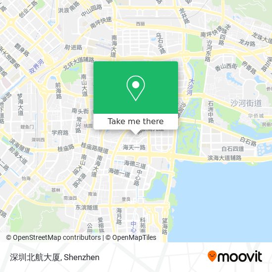 深圳北航大厦 map
