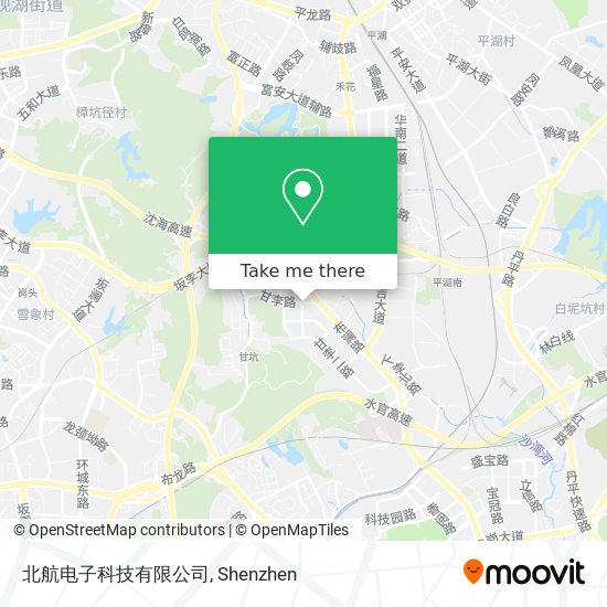 北航电子科技有限公司 map