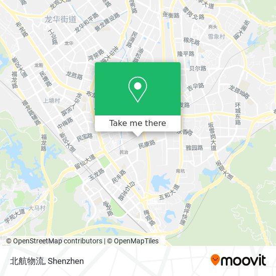 北航物流 map