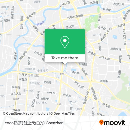 coco奶茶(创业天虹的) map