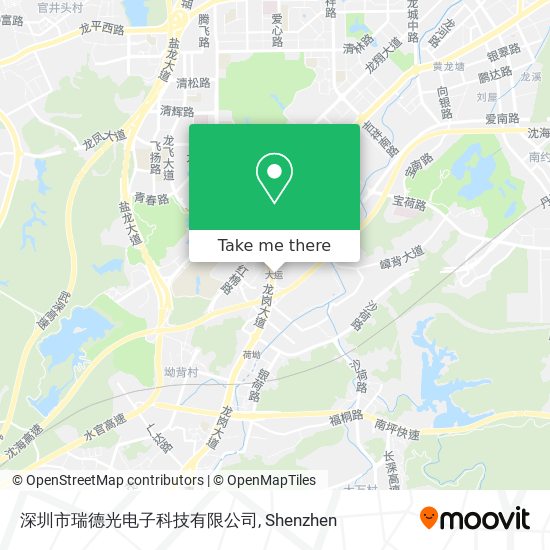 深圳市瑞德光电子科技有限公司 map
