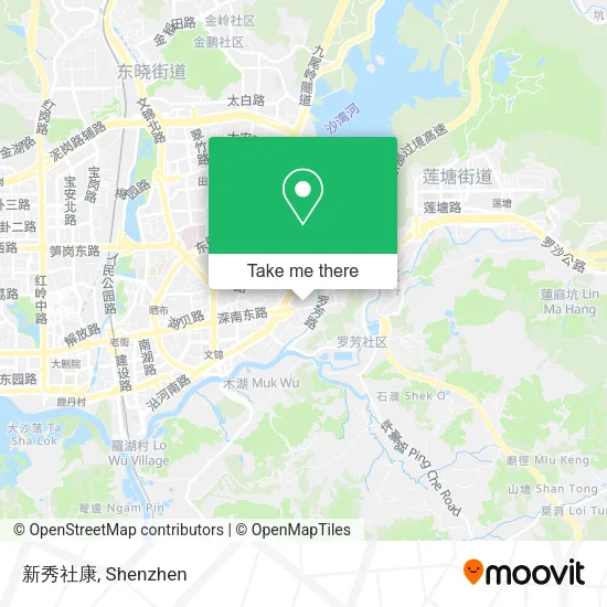 新秀社康 map