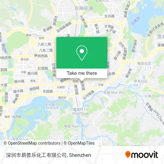 深圳市易普乐化工有限公司 map