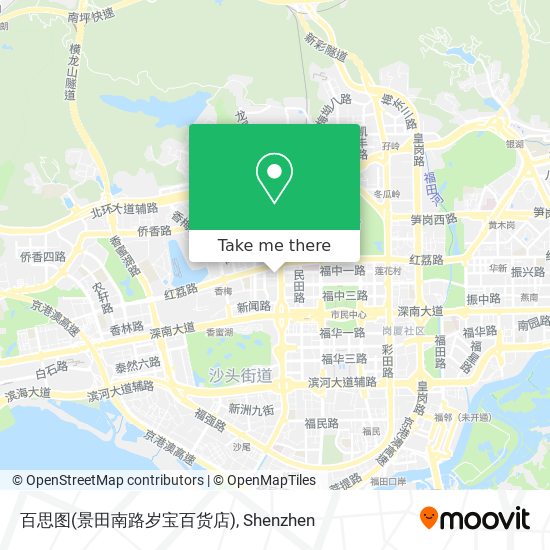 百思图(景田南路岁宝百货店) map