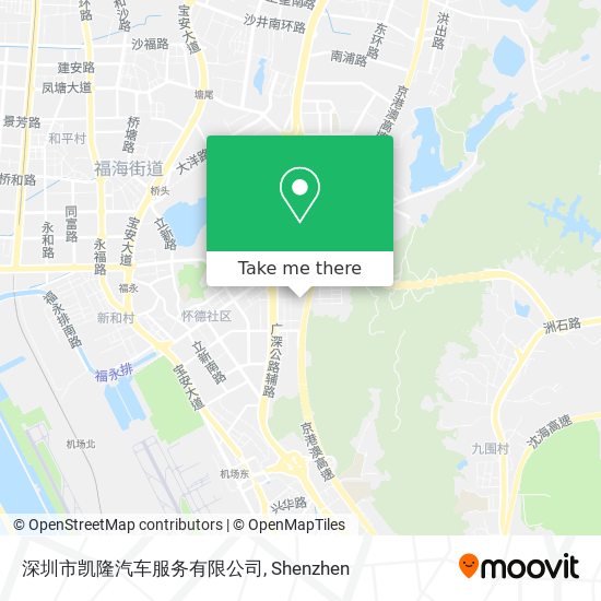 深圳市凯隆汽车服务有限公司 map