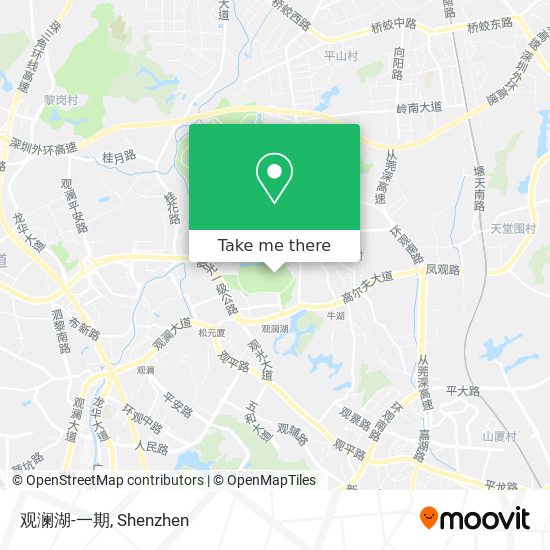 观澜湖-一期 map