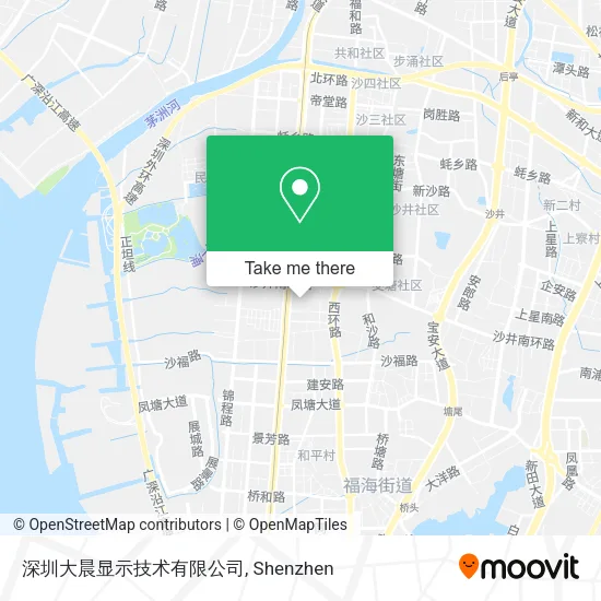 深圳大晨显示技术有限公司 map
