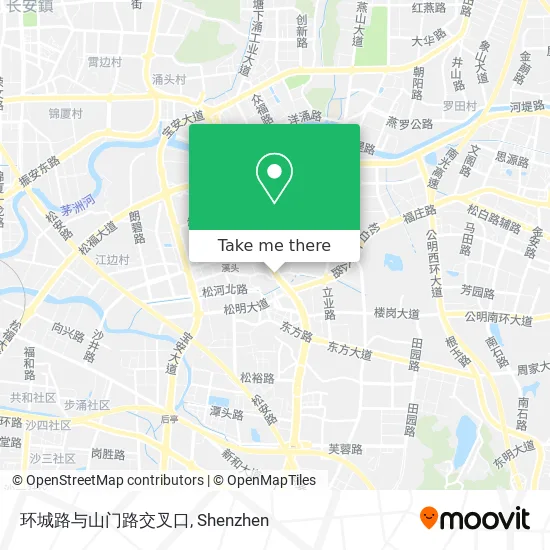 环城路与山门路交叉口 map