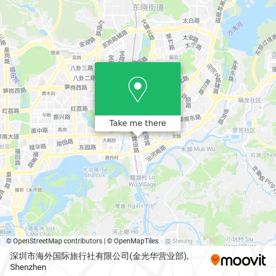 深圳市海外国际旅行社有限公司(金光华营业部) map