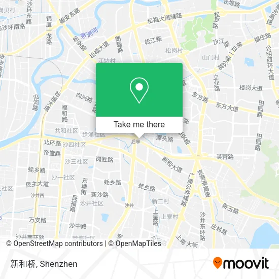 新和桥 map
