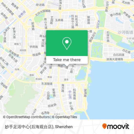 妙手足浴中心(后海观台店) map