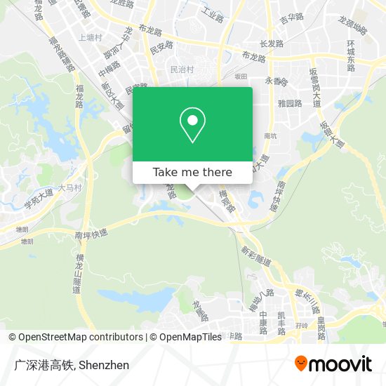 广深港高铁 map