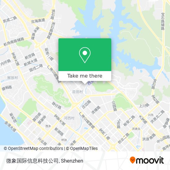 微象国际信息科技公司 map