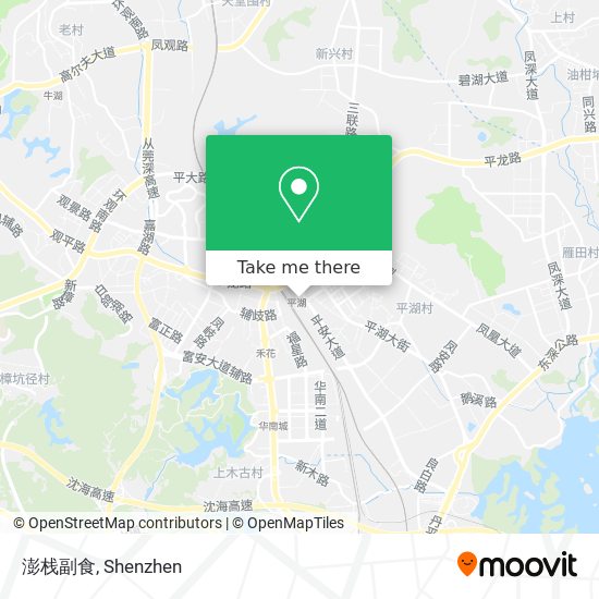 澎栈副食 map