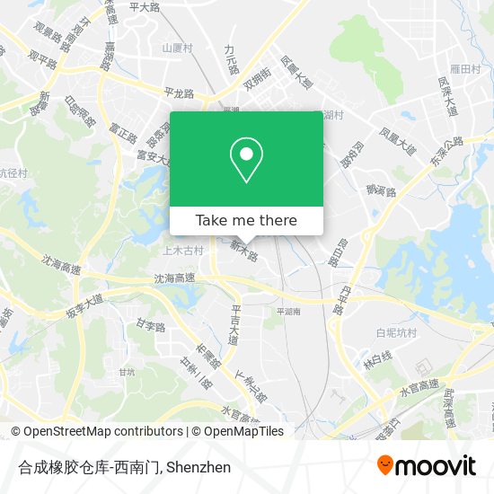 合成橡胶仓库-西南门 map