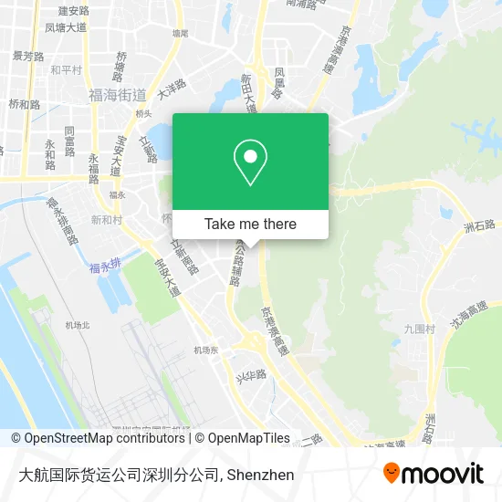 大航国际货运公司深圳分公司 map