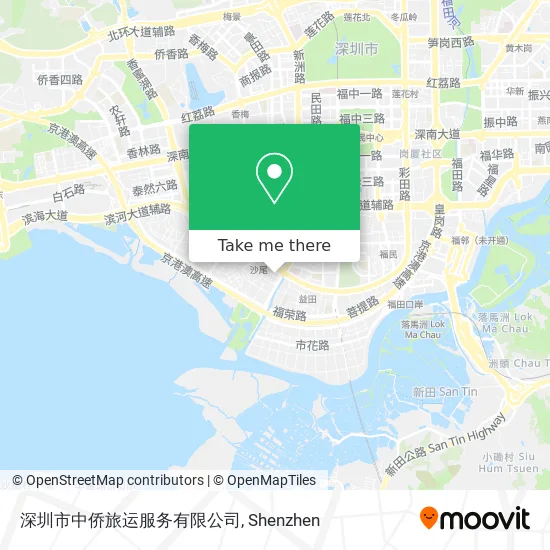 深圳市中侨旅运服务有限公司 map