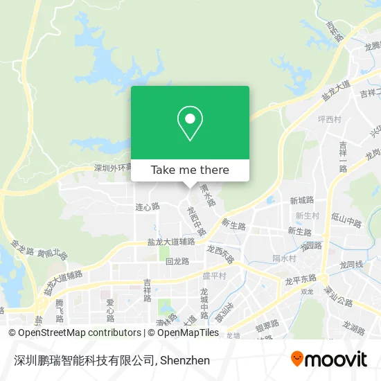 深圳鹏瑞智能科技有限公司 map