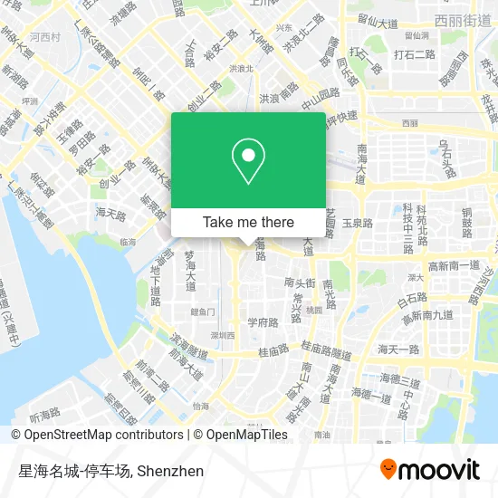 星海名城-停车场 map