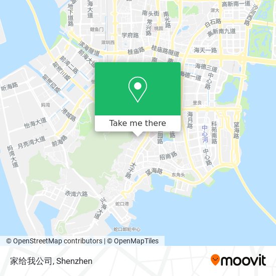 家给我公司 map