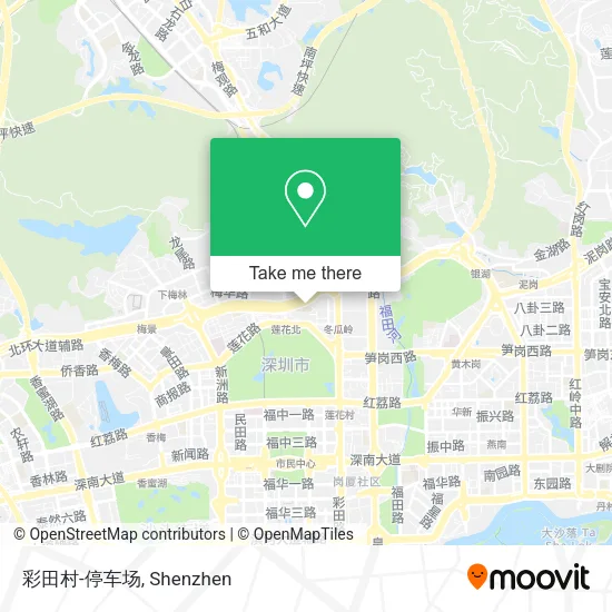 彩田村-停车场 map