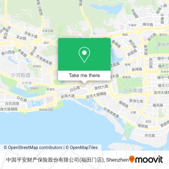 中国平安财产保险股份有限公司(福田门店) map