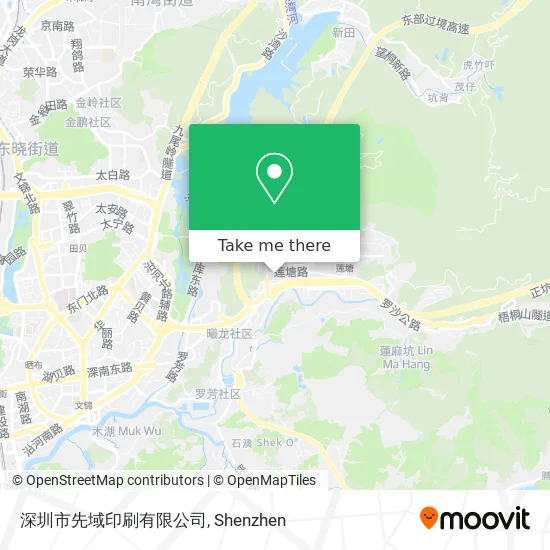 深圳市先域印刷有限公司 map