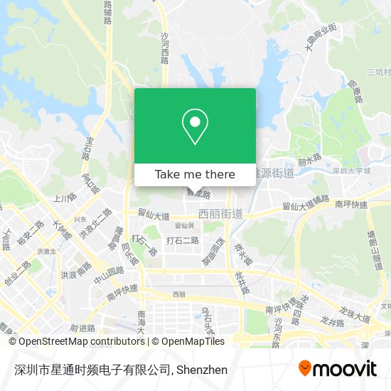 深圳市星通时频电子有限公司 map