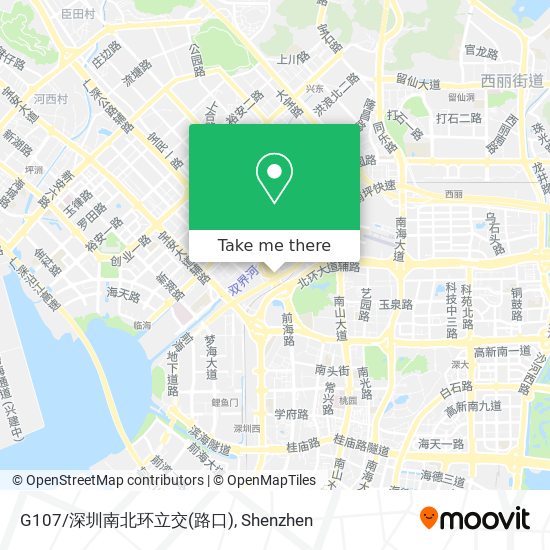 G107/深圳南北环立交(路口) map