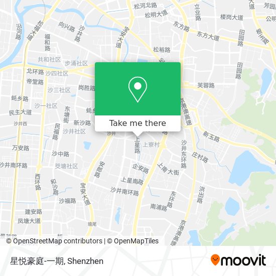 星悦豪庭-一期 map