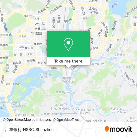 汇丰银行 HSBC map